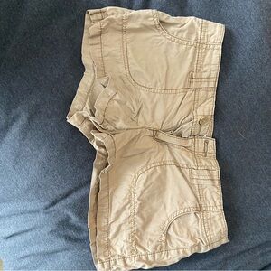 OP Women's Tan Cargo Shorts
